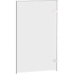 New Trendy Oxia AXJ1303 parawan nawannowy 70 cm 1-częściowy chrom połysk/szkło przezroczyste