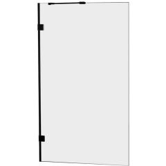New Trendy Oxia Black AXJ1322 parawan nawannowy 70 cm 1-częściowy czarny mat/szkło przezroczyste