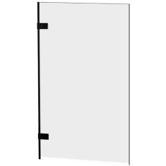 New Trendy Oxia Black AXJ1330 parawan nawannowy 70 cm 1-częściowy czarny mat/szkło przezroczyste