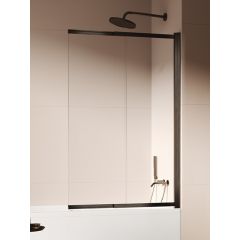 New Trendy Sensi P0265 parawan nawannowy 100 cm 2-częściowy szczotkowany/szkło przezroczyste
