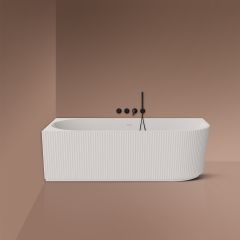 Oltens Hamnes 11010000 wanna narożna 160x75 cm lewa biała