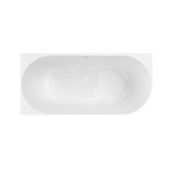 Oltens Holma 11300000 wanna narożna 160x75 cm owalna biała