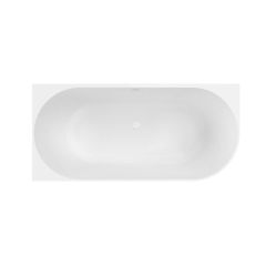 Oltens Holma 11300900 wanna narożna 160x75 cm owalna biała