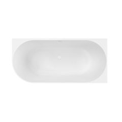 Oltens Holma 11301900 wanna narożna 160x75 cm owalna biała