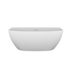 Oltens Luma 12027000 wanna przyścienna 160x75 cm owalna biała