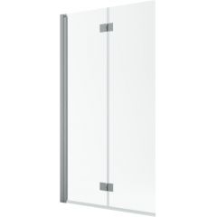 Radaway Nes Brushed Nickiel PND I 100101109101L parawan nawannowy 110 cm 2-częściowy szczotkowany/szkło przezroczyste