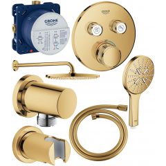 Zestaw Grohe 26066GL0, 26574GL0, 27057GL0, 27074GL0, 28362GL1, 29119GL0, 35600000