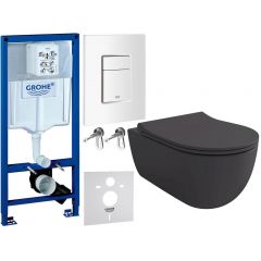 Zestaw Grohe Skate 38732SH0 + Grohe Rapid SL 38539001 + Bocchi V-Tondo 14170200129 + Bocchi V-Tondo A0333020