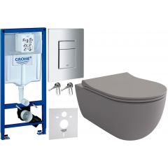 Zestaw Grohe Skate 38732000 + Grohe Rapid SL 38539001 + Bocchi V-Tondo 14170060129 + Bocchi V-Tondo A0333006