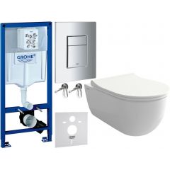 Zestaw Grohe Skate 38732000 + Grohe Rapid SL 38539001 + Bocchi V-Tondo 14160010129 + Bocchi V-Tondo A0336001