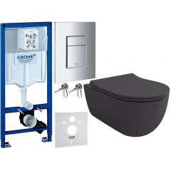 Zestaw Grohe Skate 38732000 + Grohe Rapid SL 38539001 + Bocchi V-Tondo 14170200129 + Bocchi V-Tondo A0333020