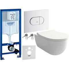 Zestaw Grohe Arena 38858SH0 + Grohe Rapid SL 38539001 + Bocchi V-Tondo 14160010129 + Bocchi V-Tondo A0336001