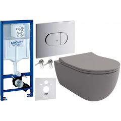 Zestaw Grohe Arena 38858000 + Grohe Rapid SL 38539001 + Bocchi V-Tondo 14170060129 + Bocchi V-Tondo A0333006