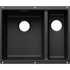 Blanco Subline 340/160-U 527818 zlewozmywak granitowy 55.5x46 cm czarny