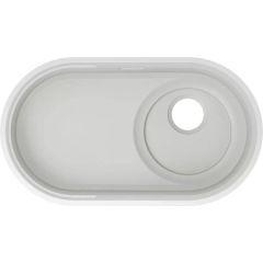 Blanco Oovalon 527990 zlewozmywak granitowy 75.6x43 cm biały
