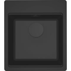 Elleci Time LG210240FBXCB zlewozmywak granitowy 51x45 cm czarny