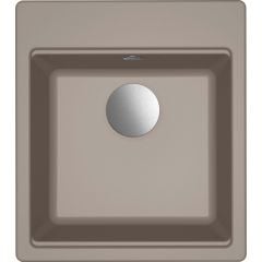 Elleci Time LG210243FIXCI zlewozmywak granitowy 51x45 cm beżowy