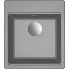 Elleci Time LG210248FIXCI zlewozmywak granitowy 51x45 cm szary/grafitowy/onyx