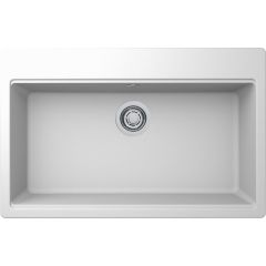 Elleci Time LG213068FIXCI zlewozmywak granitowy 79x51 cm biały