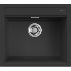 Elleci Best LGB10540 zlewozmywak granitowy 57x51 cm czarny