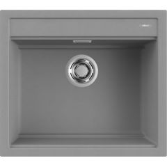 Elleci Best LGB10548 zlewozmywak granitowy 57x51 cm szary/grafitowy/onyx