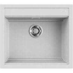 Elleci Best LGB10568 zlewozmywak granitowy 57x51 cm biały