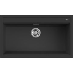 Elleci Best LGB36040 zlewozmywak granitowy 86x51 cm czarny