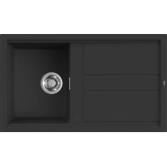 Elleci Best LKB40086 zlewozmywak granitowy 86x51 cm czarny