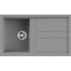 Elleci Best LGB40048 zlewozmywak granitowy 86x51 cm szary/grafitowy/onyx