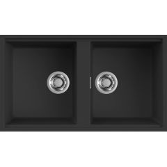 Elleci Best LGB45040BSO zlewozmywak granitowy 83.6x48.8 cm czarny