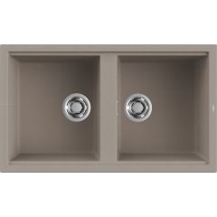 Elleci Best LGB45043 zlewozmywak granitowy 86x51 cm beżowy
