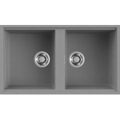 Elleci Best LGB45048BSO zlewozmywak granitowy 83.6x48.8 cm szary/grafitowy/onyx