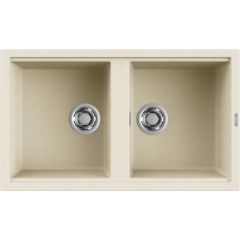 Elleci Best LGB45062 zlewozmywak granitowy 86x51 cm biały