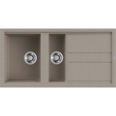 Elleci Best LGB47543 zlewozmywak granitowy 100x51 cm beżowy
