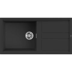 Elleci Best LGB48040 zlewozmywak granitowy 100x51 cm czarny