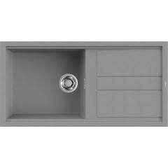 Elleci Best LGB48048 zlewozmywak granitowy 100x51 cm szary/grafitowy/onyx