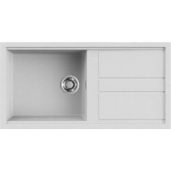 Elleci Best LGB48068 zlewozmywak granitowy 100x51 cm biały
