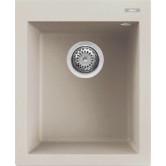 Elleci Quadra LGQ10039 zlewozmywak granitowy 50x41 cm biały