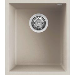 Elleci Quadra LGQ10039BSO zlewozmywak granitowy 44x38 cm biały