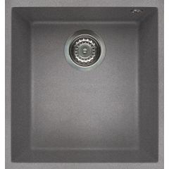 Elleci Quadra LGQ10048BSO zlewozmywak granitowy 44x38 cm szary/grafitowy/onyx