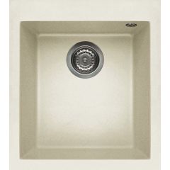 Elleci Quadra LGQ10062 zlewozmywak granitowy 50x41 cm biały