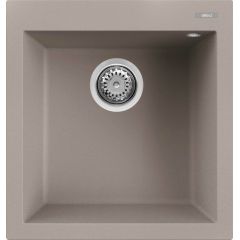 Elleci Quadra LGQ10243 zlewozmywak granitowy 50x47 cm beżowy