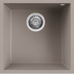 Elleci Quadra LGQ10243BSO zlewozmywak granitowy 44x44 cm beżowy