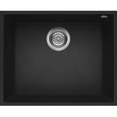 Elleci Quadra LGQ10540BSO zlewozmywak granitowy 54x44 cm czarny