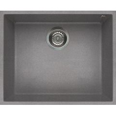 Elleci Quadra LGQ10548BSO zlewozmywak granitowy 54x44 cm szary/grafitowy/onyx
