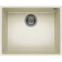 Elleci Quadra LGQ10562BSO zlewozmywak granitowy 54x44 cm biały