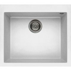 Elleci Quadra LGQ10568 zlewozmywak granitowy 57x50 cm biały