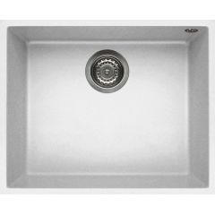 Elleci Quadra LGQ10568BSO zlewozmywak granitowy 54x44 cm biały