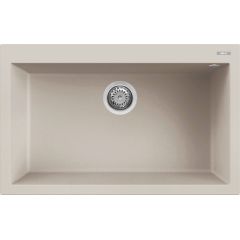 Elleci Quadra LGQ13039 zlewozmywak granitowy 79x50 cm biały