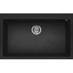 Elleci Quadra LGQ13040 zlewozmywak granitowy 79x50 cm czarny
